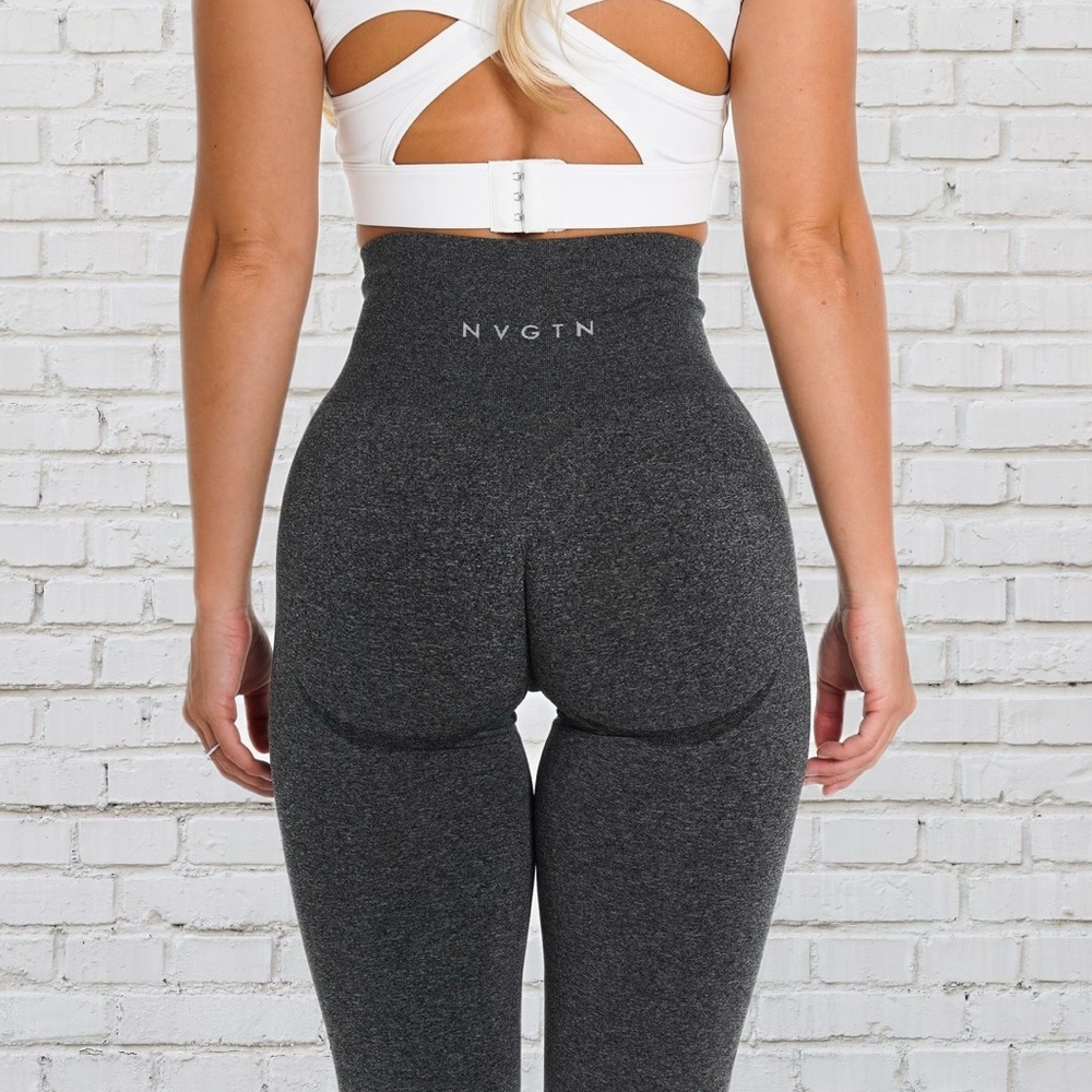 NVGTN Black Speckled Contour Seamless Leggings